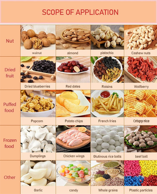 Automatyczna maszyna do pakowania cukierków Owoce Chips Wielogłowicowa maszyna do pakowania wagi